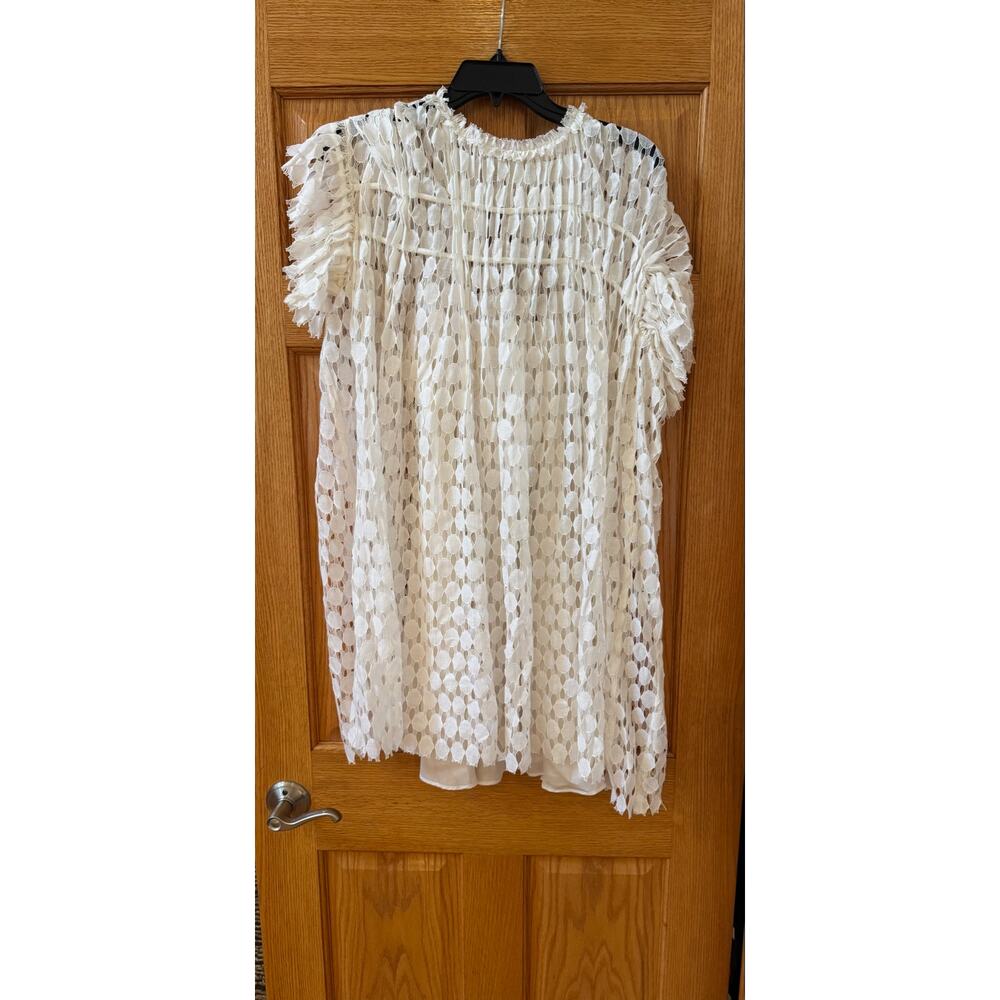 Ulla Johnson Layla Lace Mini Dress - Chalk Size 8 (new) - Picture 5 of 8